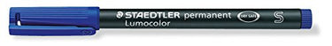 Staedtler 313-3 - Folienstift Lumocolor, Spitze-S, permanent, blau, 1 Stück im Sale